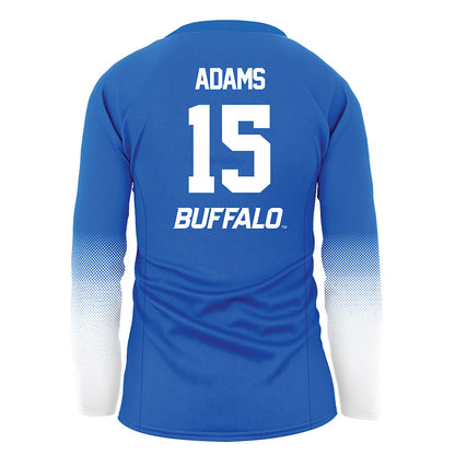 Buffalo - NCAA Women's Volleyball : Eve Adams - Blue Volleyball Jersey-1