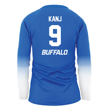 Buffalo - NCAA Women's Volleyball : Ava Kanj - Blue Volleyball Jersey