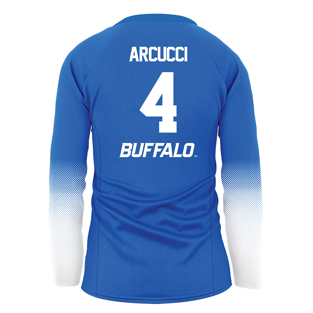 Buffalo - NCAA Women's Volleyball : Luli Arcucci - Blue Volleyball Jersey-1