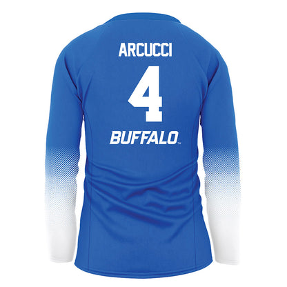 Buffalo - NCAA Women's Volleyball : Luli Arcucci - Blue Volleyball Jersey-1