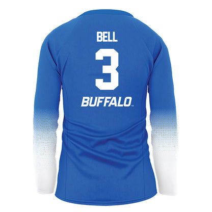 Buffalo - NCAA Women's Volleyball : Sydney Bell - Blue Volleyball Jersey-1