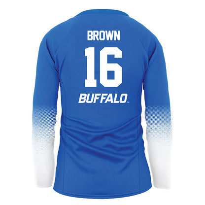 Buffalo - NCAA Women's Volleyball : Chloe Brown - Blue Volleyball Jersey