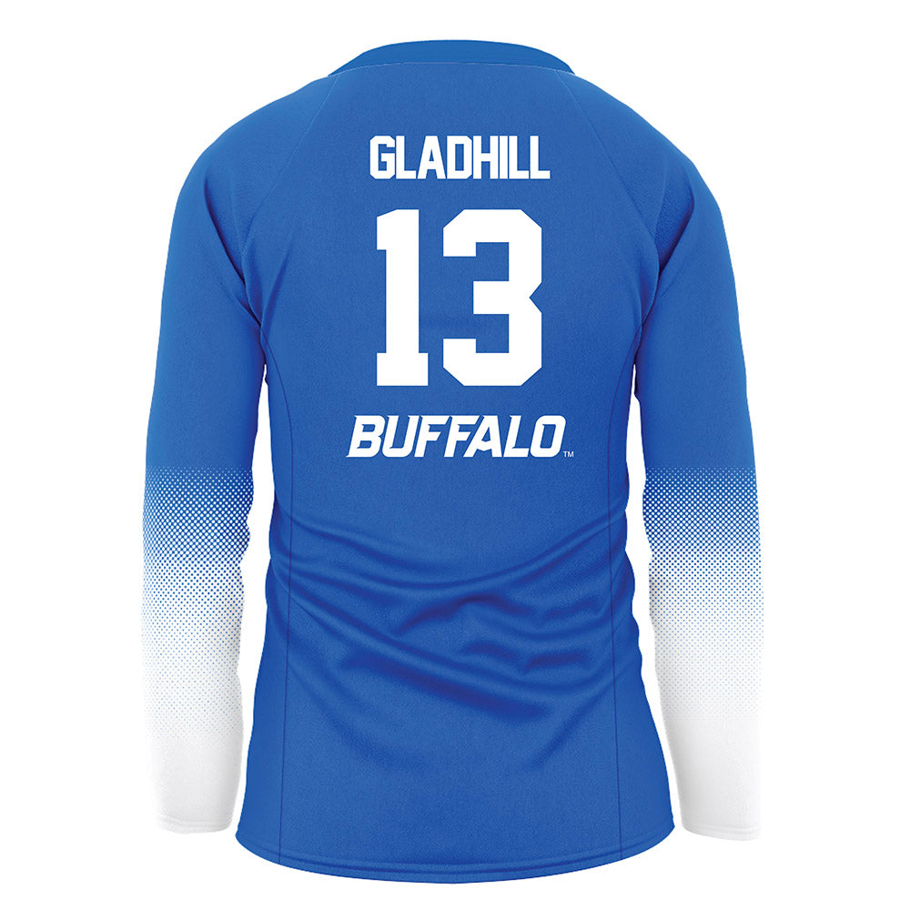 Buffalo - NCAA Women's Volleyball : Sadie Gladhill - Blue Volleyball Jersey-1