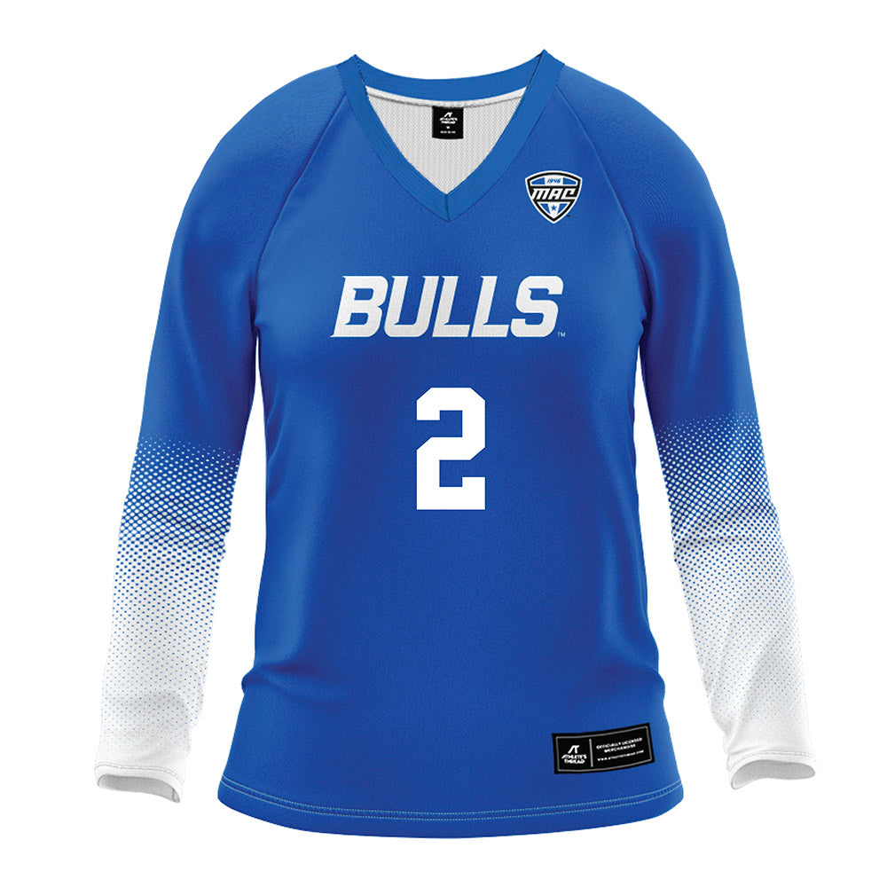 Buffalo - NCAA Women's Volleyball : Madilynn Mitchell - Blue Volleyball Jersey-0