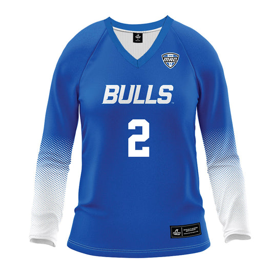 Buffalo - NCAA Women's Volleyball : Madilynn Mitchell - Blue Volleyball Jersey-0