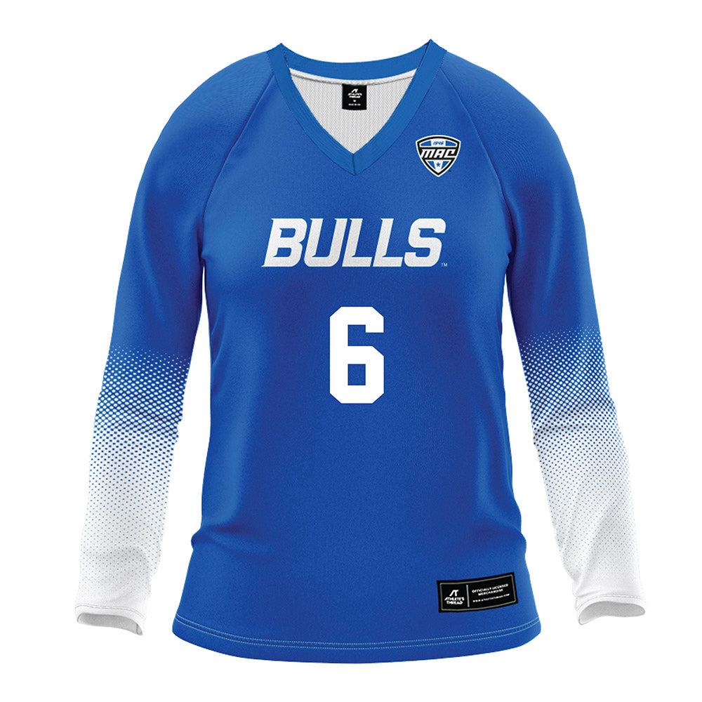 Buffalo - NCAA Women's Volleyball : Ava Roodbol - Blue Volleyball Jersey