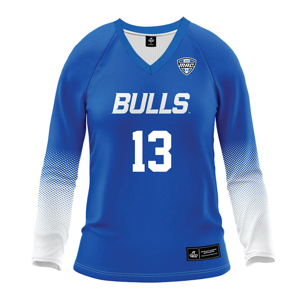 Buffalo - NCAA Women's Volleyball : Sadie Gladhill - Blue Volleyball Jersey-0