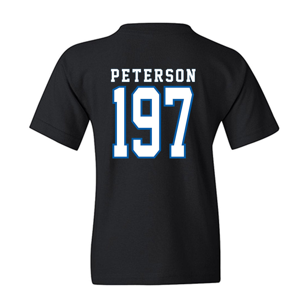 Buffalo - NCAA Wrestling : Aiden Peterson - Youth T-Shirt-1