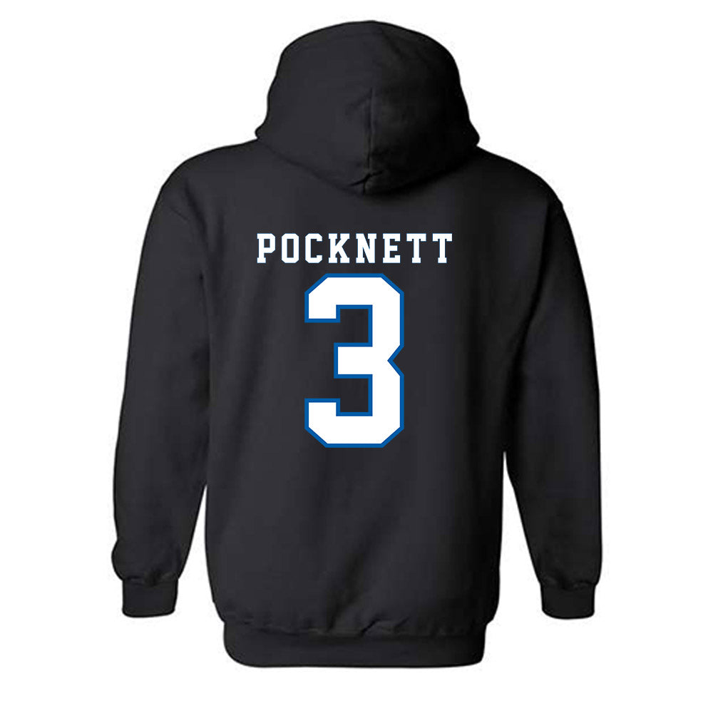Buffalo - NCAA Men's Basketball : Mikhail Pocknett - Hooded Sweatshirt-1