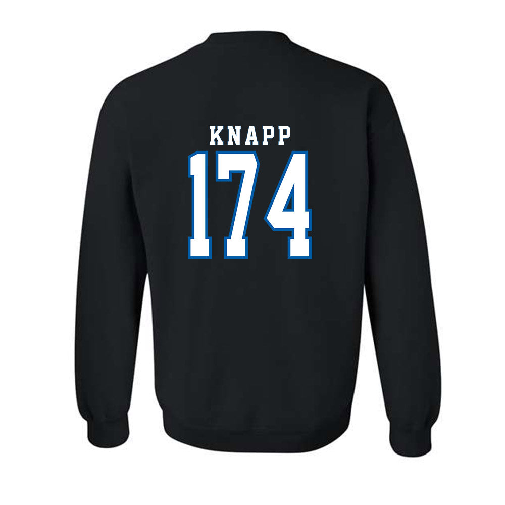 Buffalo - NCAA Wrestling : Rafael Knapp - Crewneck Sweatshirt-1