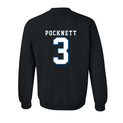 Buffalo - NCAA Men's Basketball : Mikhail Pocknett - Crewneck Sweatshirt-1