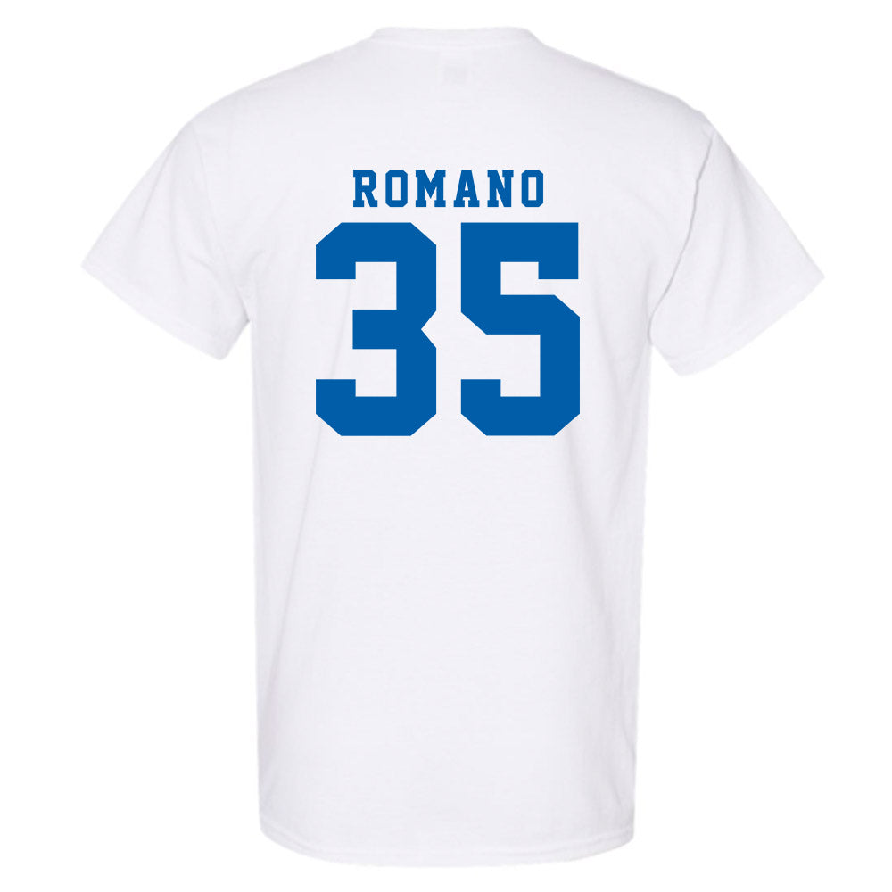 Buffalo - NCAA Men's Basketball : Evan Romano - T-Shirt-1