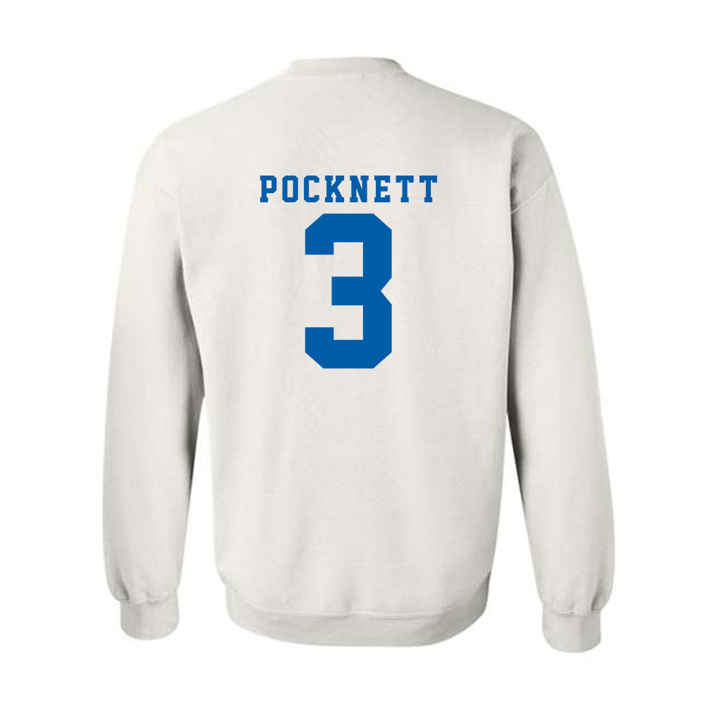 Buffalo - NCAA Men's Basketball : Mikhail Pocknett - Crewneck Sweatshirt-1