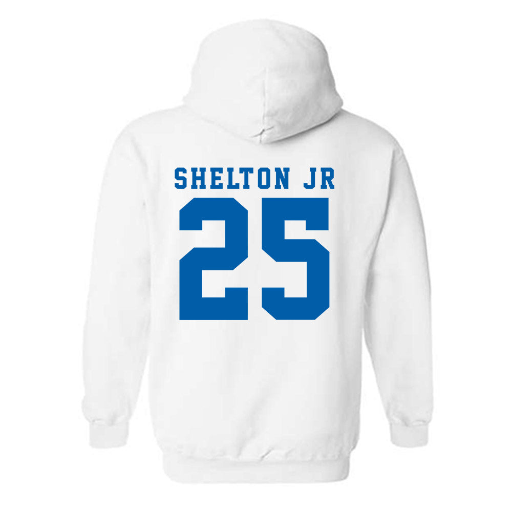 Buffalo - NCAA Football : Terrance Shelton Jr - Classic Shersey Hooded Sweatshirt-1