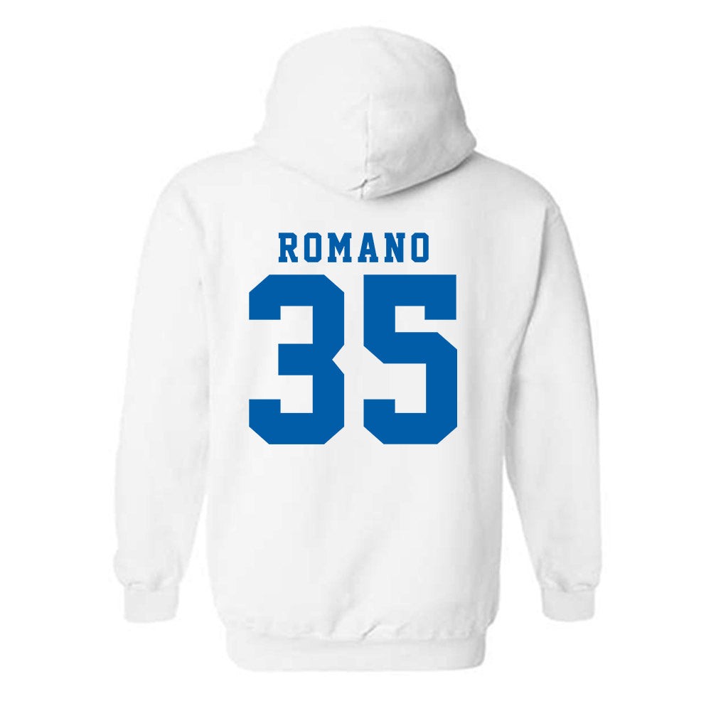 Buffalo - NCAA Men's Basketball : Evan Romano - Hooded Sweatshirt-3