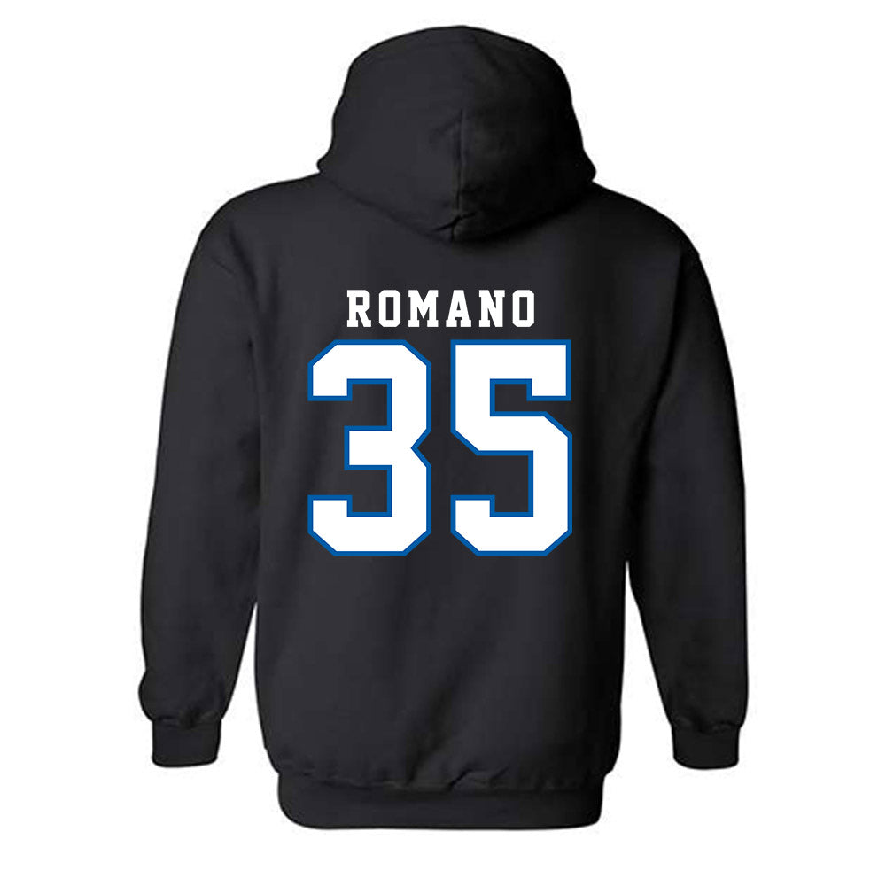 Buffalo - NCAA Men's Basketball : Evan Romano - Hooded Sweatshirt-1