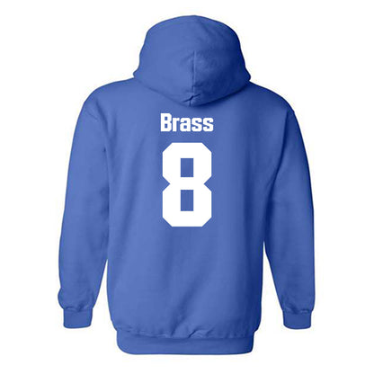 SJSU - NCAA Women's Soccer : Joliye Brass - Classic Shersey Hooded Sweatshirt-1