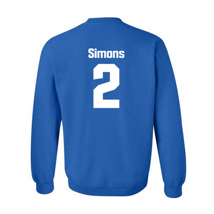 SJSU - NCAA Women's Basketball : McKenna Simons - Classic Shersey Crewneck Sweatshirt-1