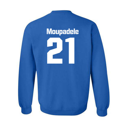 SJSU - NCAA Men's Basketball : Japhet Moupadele - Classic Shersey Crewneck Sweatshirt-1