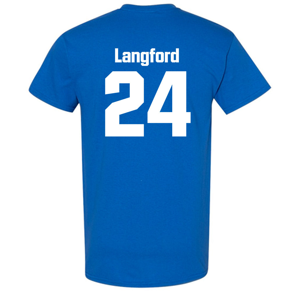 SJSU - NCAA Men's Basketball : Douglas Langford - Classic Shersey T-Shirt-1