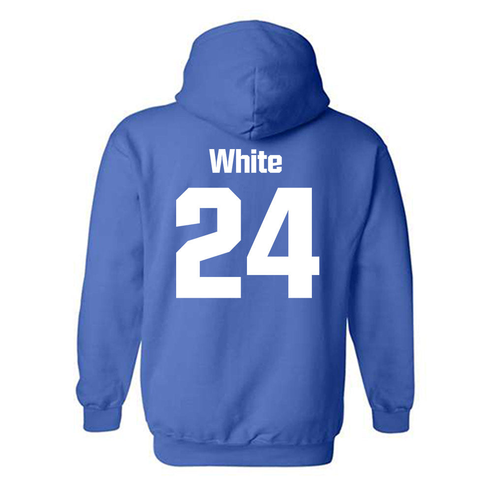 SJSU - NCAA Women's Soccer : Leilani White - Classic Shersey Hooded Sweatshirt-1