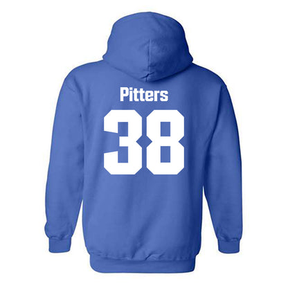 SJSU - NCAA Football : Nassir Pitters - Classic Shersey Hooded Sweatshirt-1