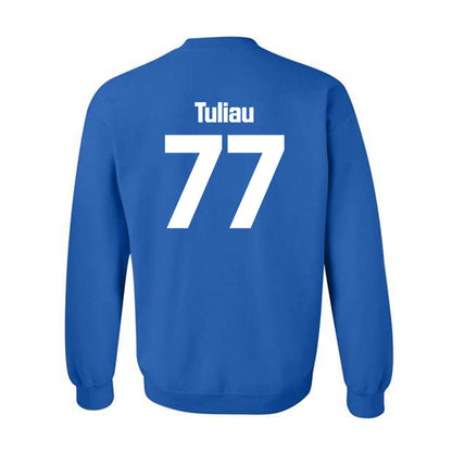 SJSU - NCAA Football : Daniel Tuliau - Classic Shersey Crewneck Sweatshirt-1
