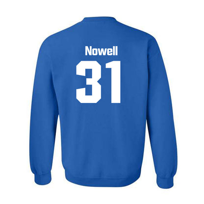 SJSU - NCAA Football : Hunter Nowell - Classic Shersey Crewneck Sweatshirt-1