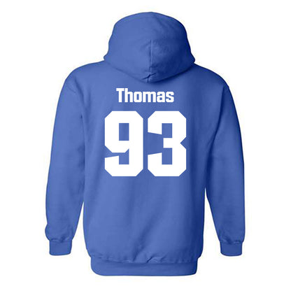 SJSU - NCAA Football : Colton Thomas - Classic Shersey Hooded Sweatshirt-1