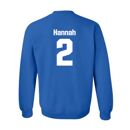SJSU - NCAA Men's Basketball : Javaughn Hannah - Classic Shersey Crewneck Sweatshirt-1