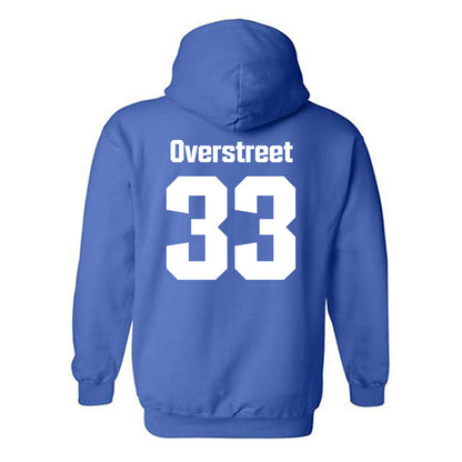 SJSU - NCAA Men's Basketball : Marcus Overstreet - Classic Shersey Hooded Sweatshirt-1