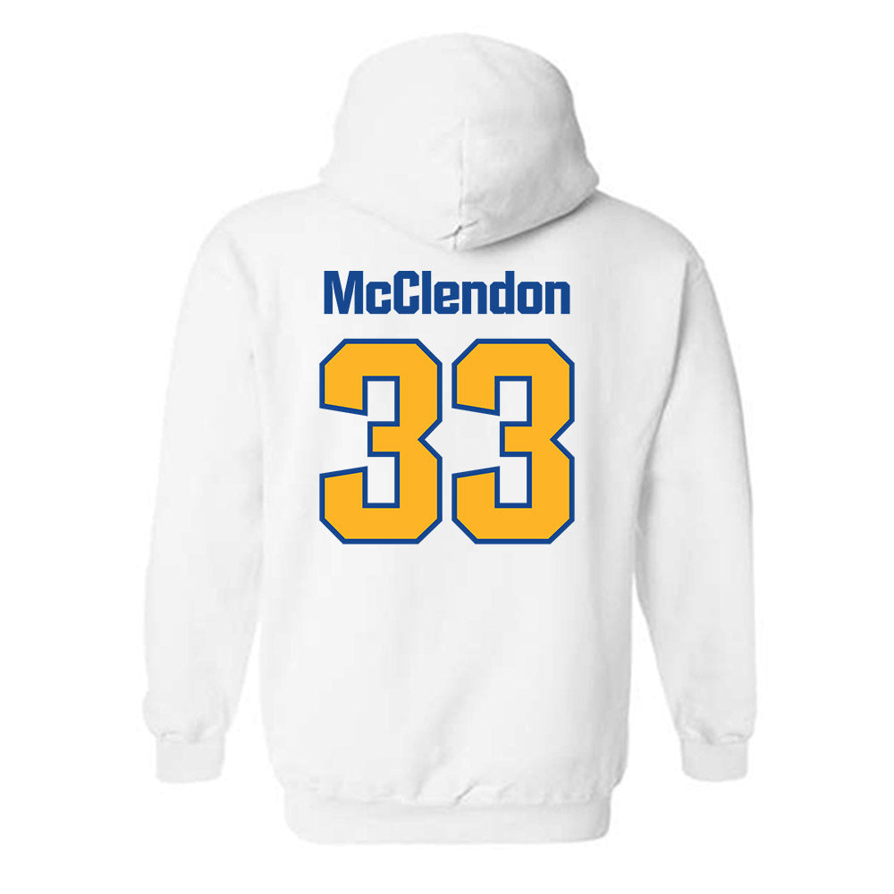 SJSU - NCAA Football : Greg McClendon - Classic Shersey Hooded Sweatshirt-1