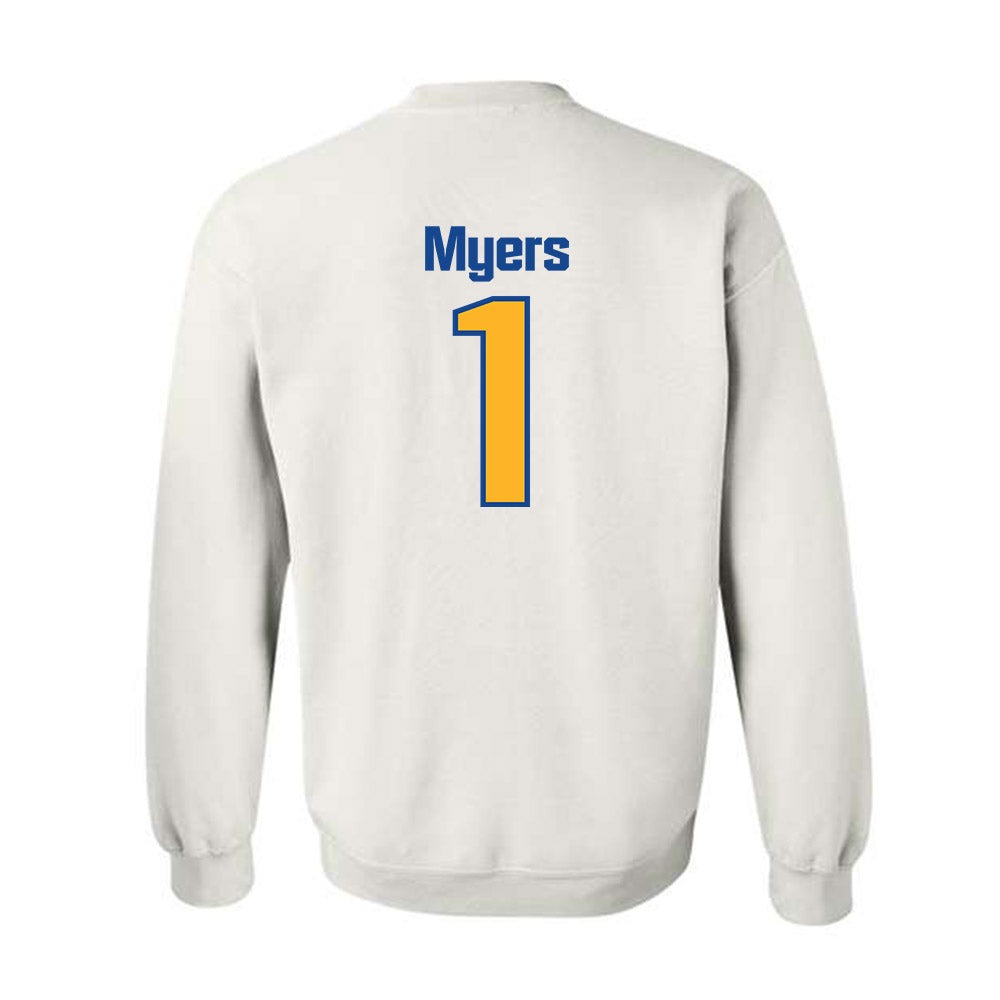 SJSU - NCAA Men's Basketball : Adrian Myers - Classic Shersey Crewneck Sweatshirt-1