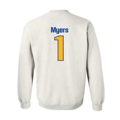 SJSU - NCAA Men's Basketball : Adrian Myers - Classic Shersey Crewneck Sweatshirt-1