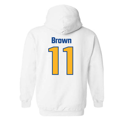 SJSU - NCAA Women's Soccer : Keely Brown - Classic Shersey Hooded Sweatshirt-1