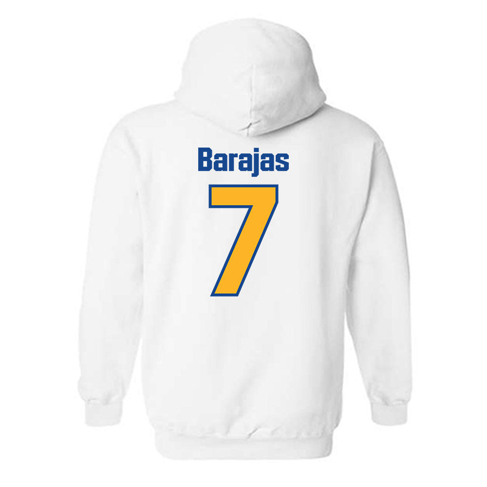 SJSU - NCAA Men's Soccer : Jarette Barajas - Classic Shersey Hooded Sweatshirt-1