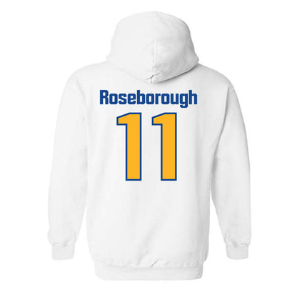 SJSU - NCAA Men's Basketball : Ben Roseborough - Classic Shersey Hooded Sweatshirt-1