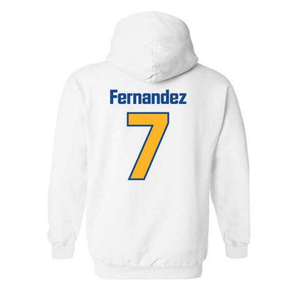 SJSU - NCAA Men's Soccer : Angel Fernandez - Classic Shersey Hooded Sweatshirt-1