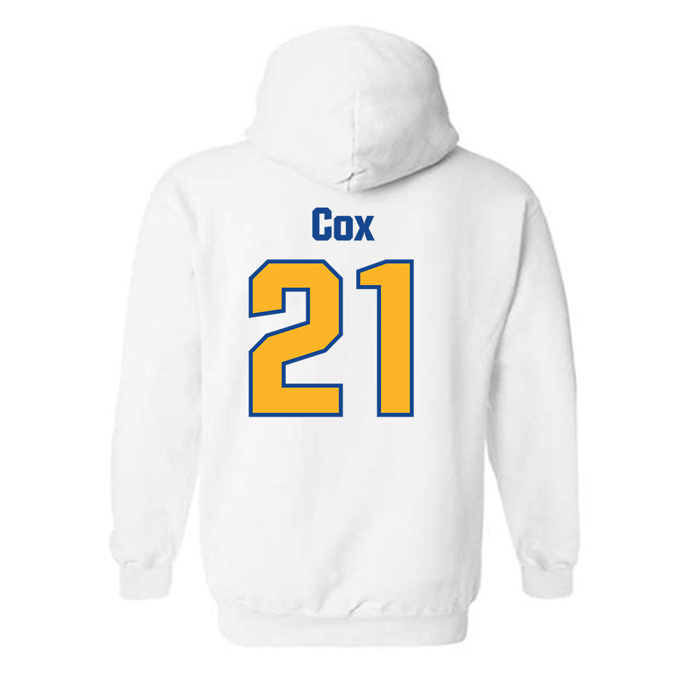 SJSU - NCAA Football : Charles Cox - Classic Shersey Hooded Sweatshirt-1