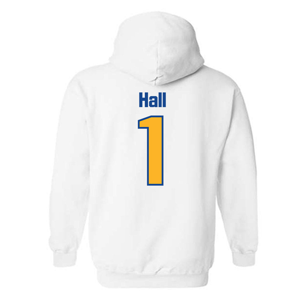 SJSU - NCAA Women's Volleyball : Fatimah Hall - Classic Shersey Hooded Sweatshirt-1