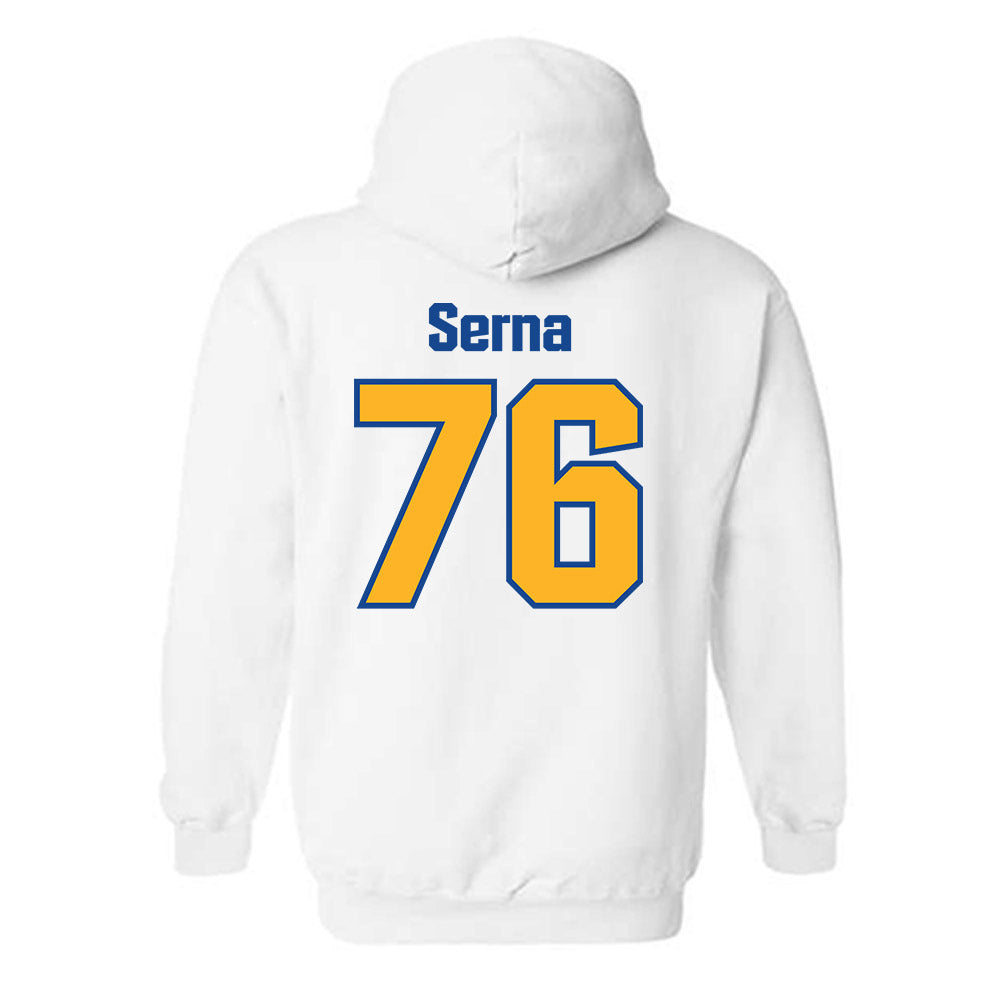 SJSU - NCAA Football : Manny Serna - Classic Shersey Hooded Sweatshirt-1