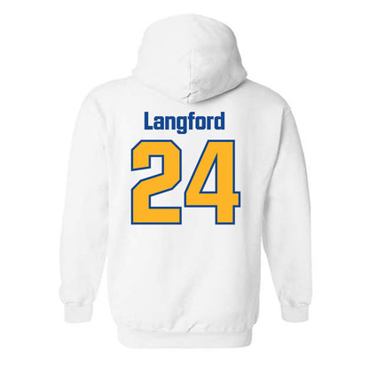 SJSU - NCAA Men's Basketball : Douglas Langford - Classic Shersey Hooded Sweatshirt-1
