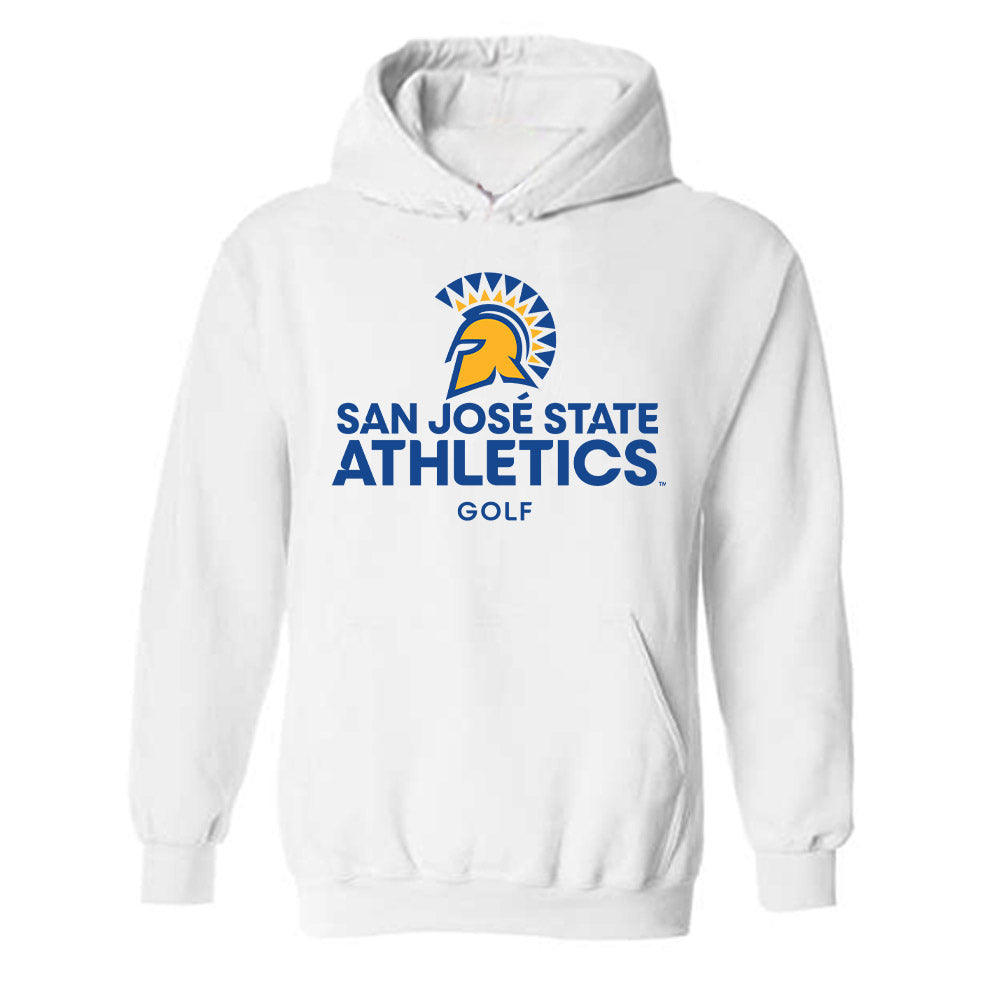 SJSU - NCAA Men's Golf : KC Mungali - Classic Shersey Hooded Sweatshirt-0