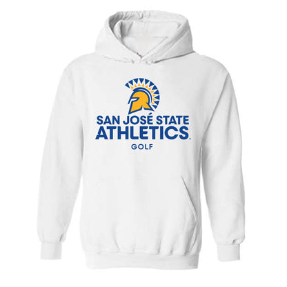 SJSU - NCAA Men's Golf : KC Mungali - Classic Shersey Hooded Sweatshirt-0