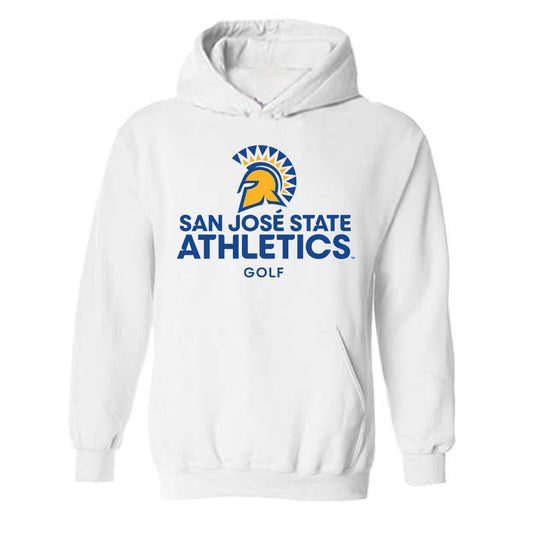SJSU - NCAA Men's Golf : KC Mungali - Classic Shersey Hooded Sweatshirt-0
