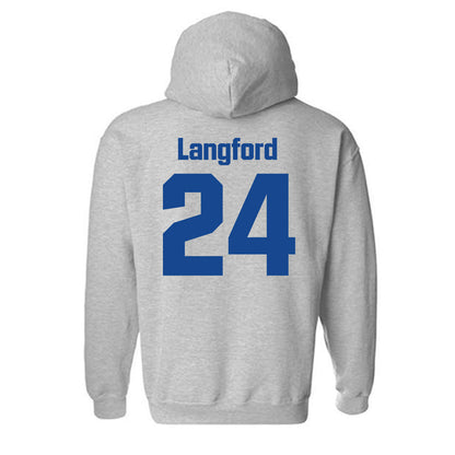 SJSU - NCAA Men's Basketball : Douglas Langford - Classic Shersey Hooded Sweatshirt-1