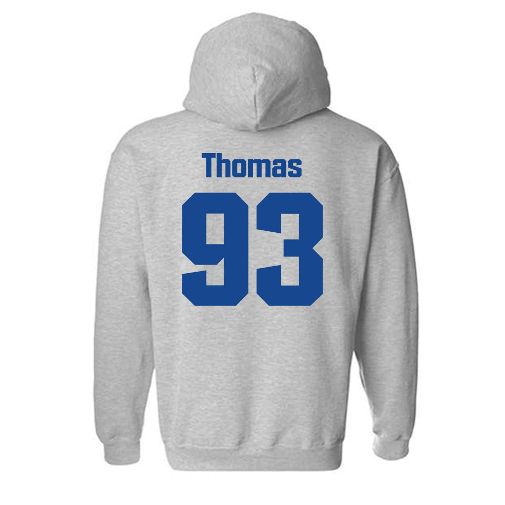 SJSU - NCAA Football : Colton Thomas - Classic Shersey Hooded Sweatshirt-1