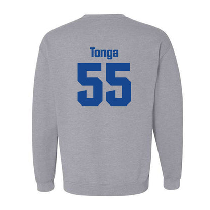 SJSU - NCAA Football : Jordan Tonga - Classic Shersey Crewneck Sweatshirt-1