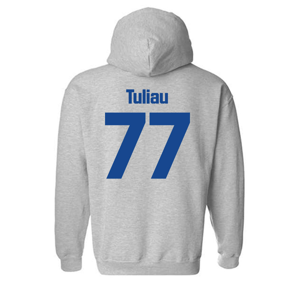 SJSU - NCAA Football : Daniel Tuliau - Classic Shersey Hooded Sweatshirt-1