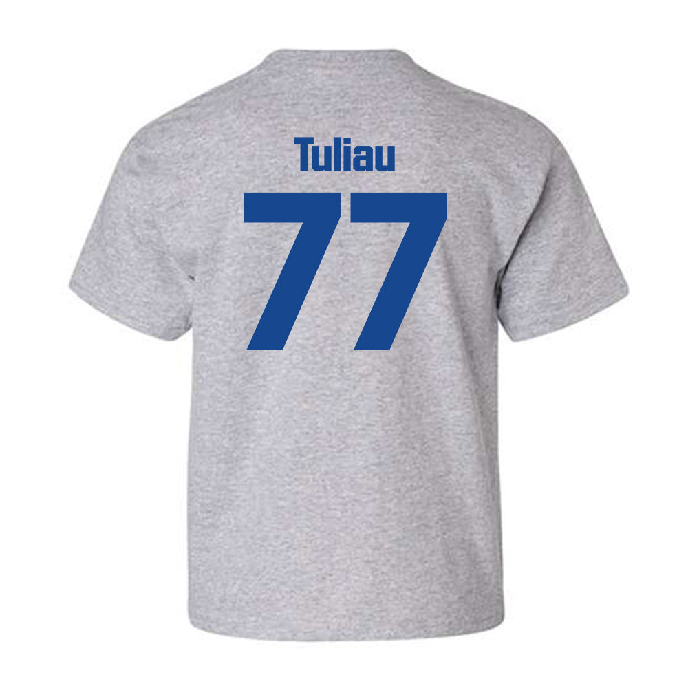 SJSU - NCAA Football : Daniel Tuliau - Classic Shersey Youth T-Shirt-1